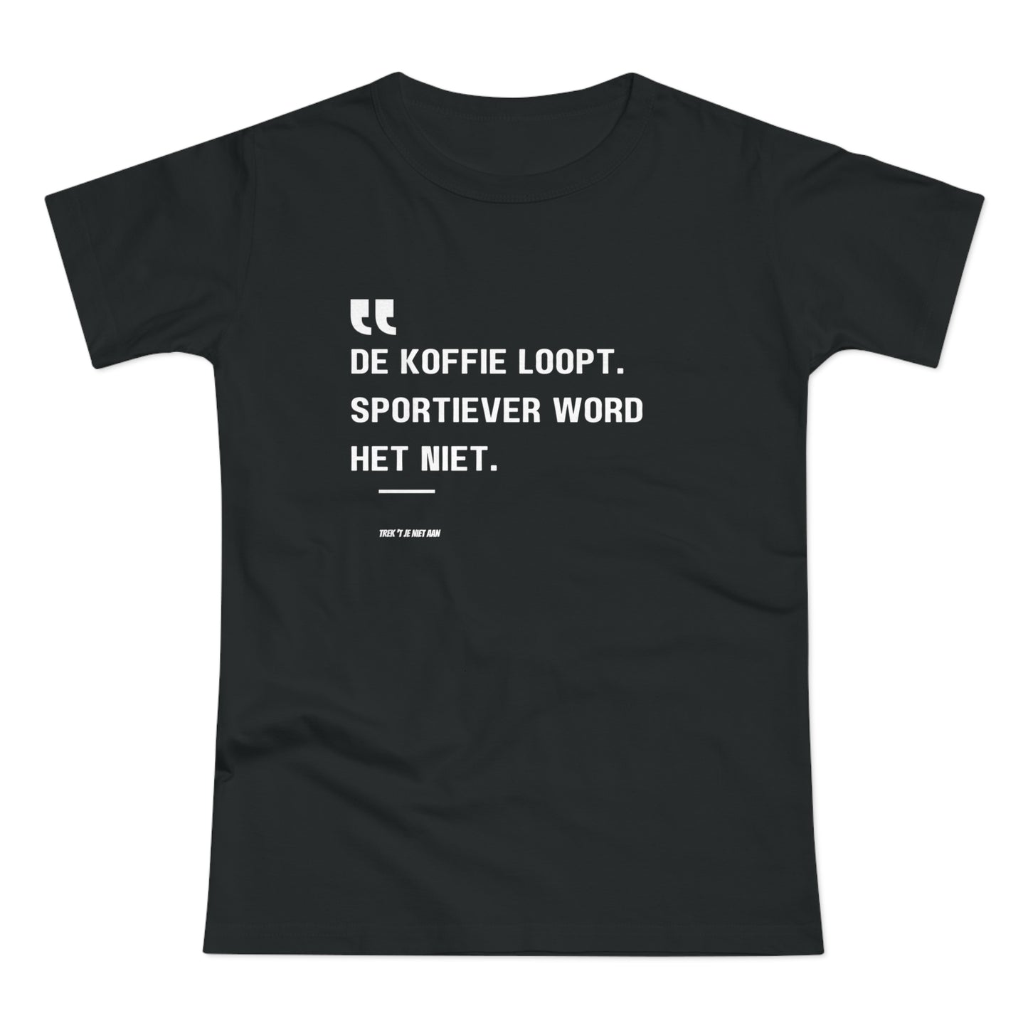 De Koffie Loopt. Sportiever Word Het Niet.